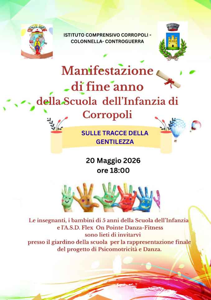 Manifestazione finale Scuola Infanzia Corropoli