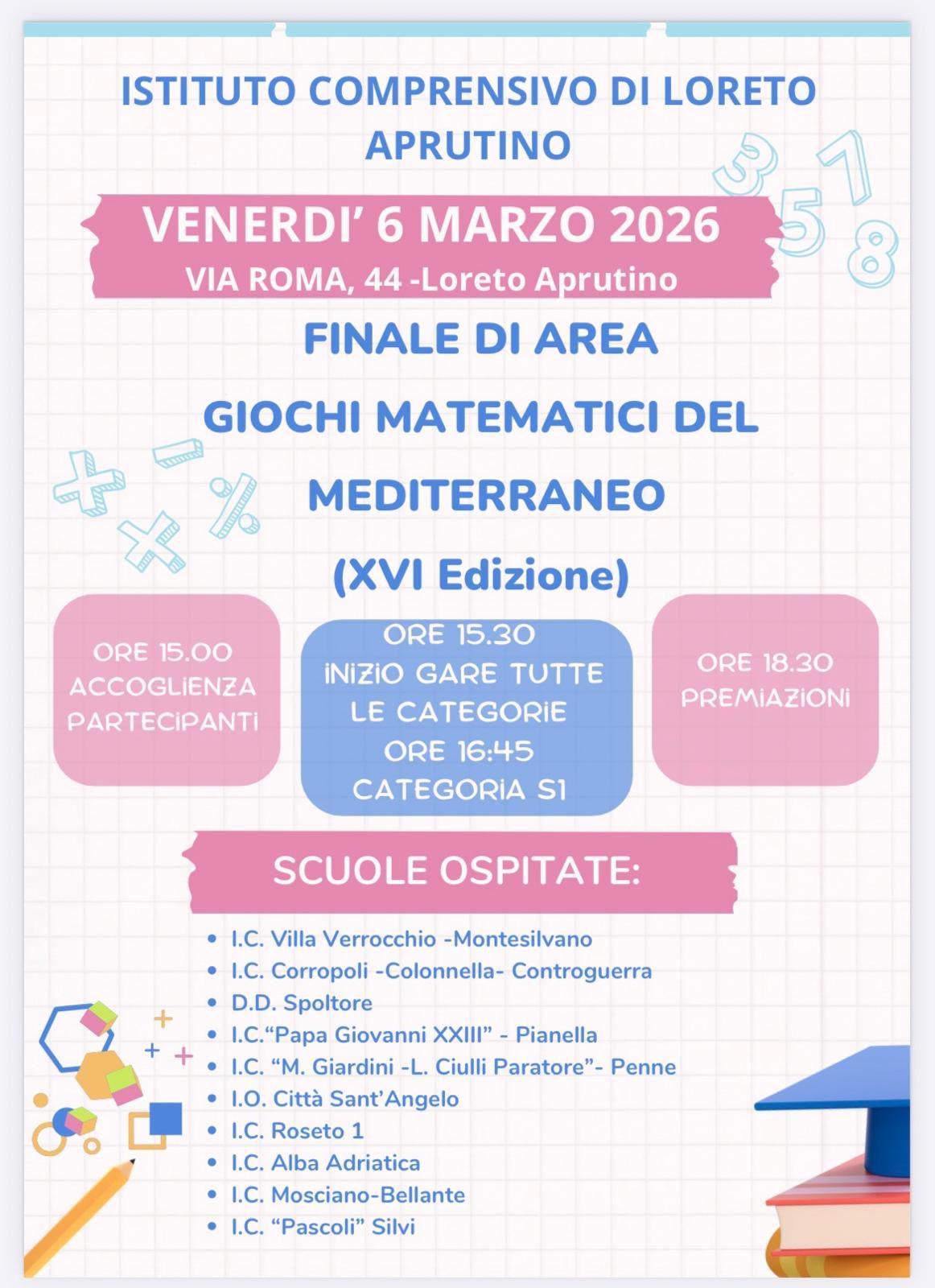 Finale di Area dei Giochi Matematici del Mediterraneo