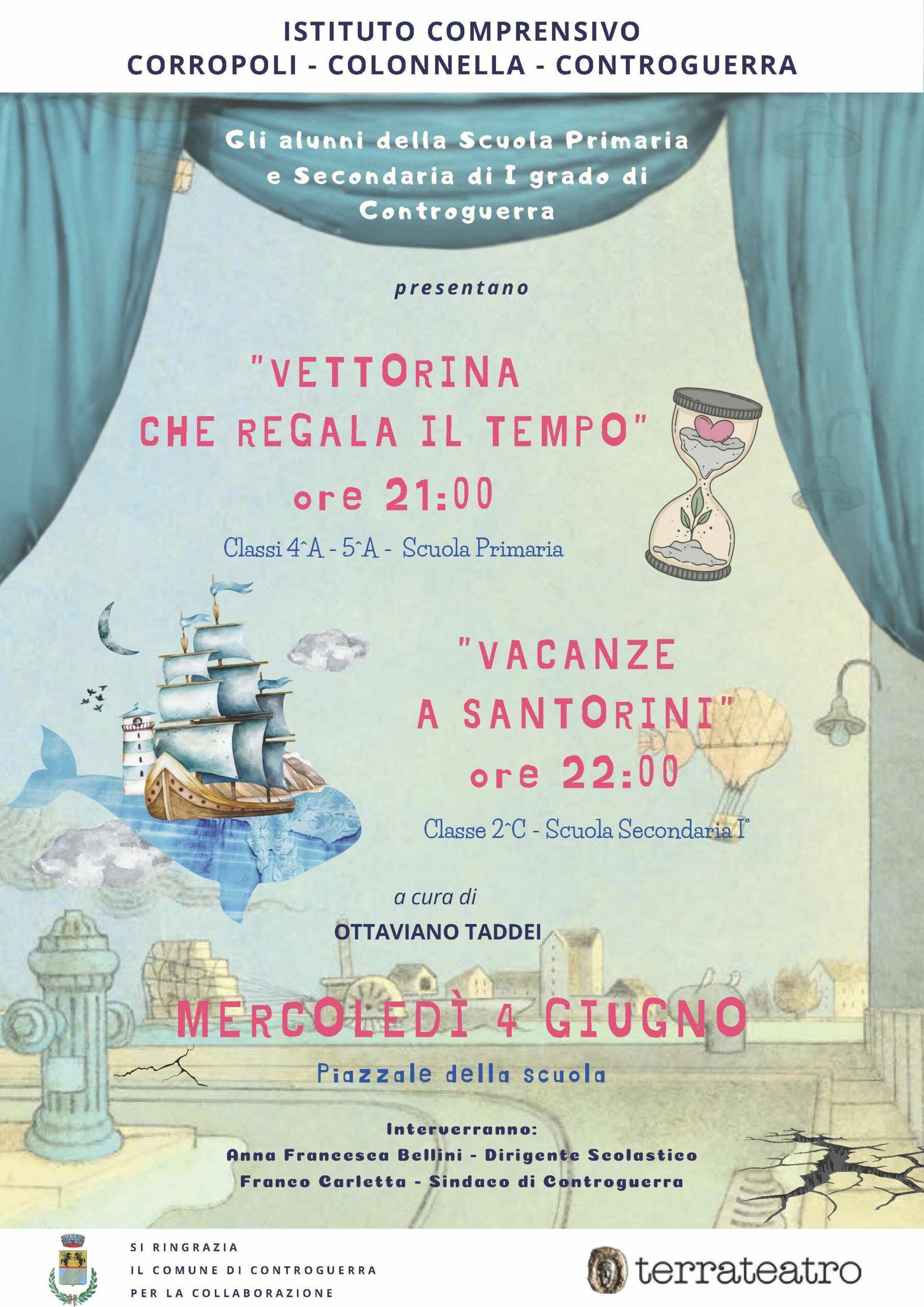 Spettacolo Teatrale Scuola Primaria e secondaria di I° di Controguerra