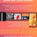 GRAMMATICA, SOSTANTIVO FEMMINILE – Parole ostili e parole costruttive