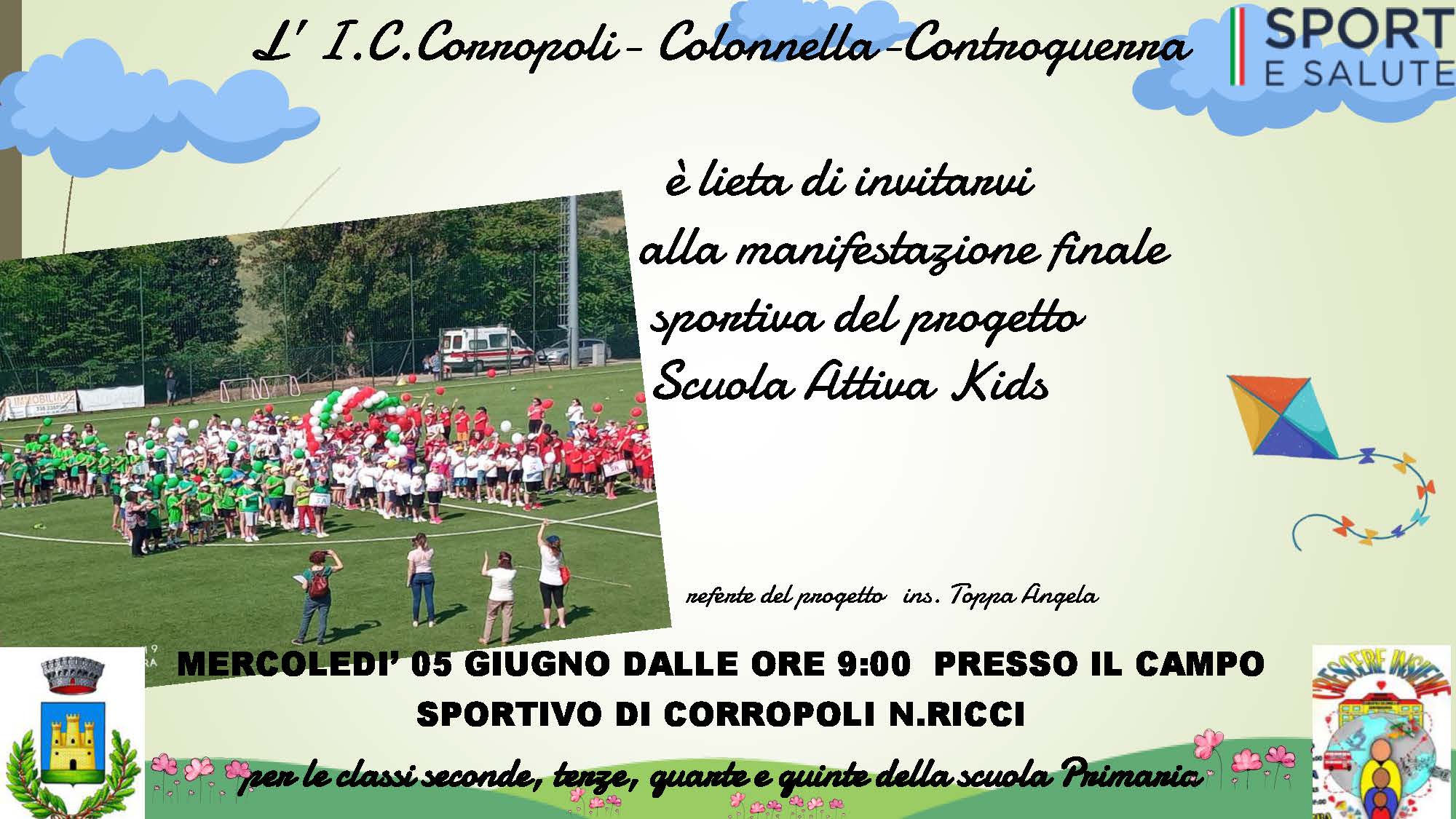 Manifestazione sportiva “Scuola Attiva Kids”